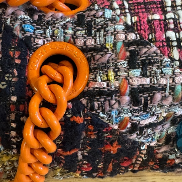 Kurt Geiger London Kensington X Tweed Shoulder Bag - Picture 5 of 14